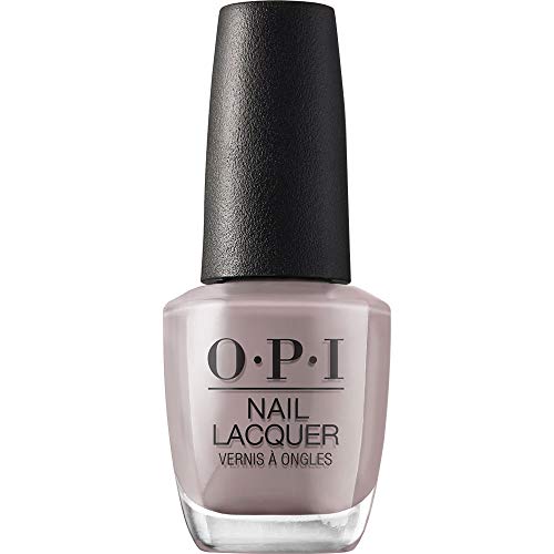 OPI Nail Lacquer Nail Polish | Opaque Light White & Gray Crème Chip Resistant Nail Polish | Vegan, Fast Drying, Streak Free