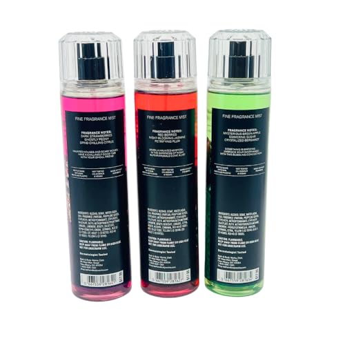 Bath & Body Works VAMPIRE BLOOD, GHOUL FRIEND, CANDY APPLE CAULDRON Fine Fragrance Mist 3-piece Halloween Collections 2024 with a Red Bow - Limited Edition