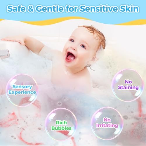 Bath Bombs for Kids, 3.5oz Large Shark Bath Bomb with Toys Inside, Boys Bath Bomb with Surprise Inside, Organic Natural Bubble Bath Fizz for Kids, 6 Pack