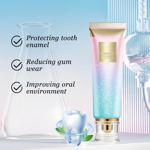 Niacinamide White Toothpaste, Niacinamide Whitening, Complete Care Toothpaste, Remove Tooth Stains, Repair and Protect Teeth, Natural Peppermint
