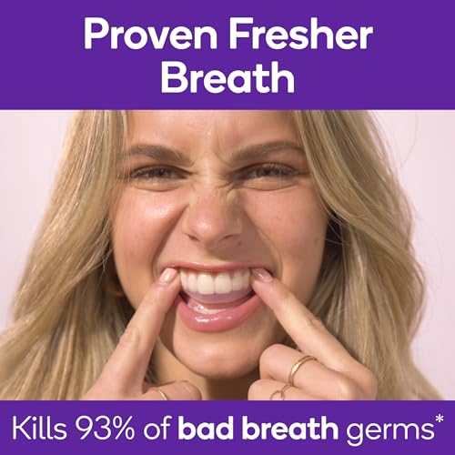 Burst Teeth Whitening Breath Strips (Polar Mint/4 Pack) | Kills 93% of Bad Mouth Germs | Up to 4 Shades Whiter in One Use | Easy to Apply/Quick Dissolving