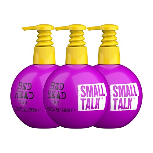 Bed Head TIGI Small Talk Voluminous Hair Thickening Cream - For Fine, Thin & Flat Hair - Premium Thickening Product - 8 oz (3 Pack)