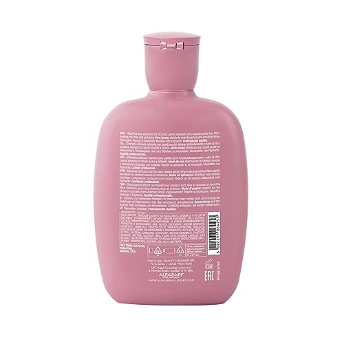 Alfaparf Milano Semi di Lino Moisture Nutritive Shampoo and Conditioner Set for Dry Hair - Sulfate Free Moisturizing Shampoo and Conditioner - Safe on Color Treated Hair - Adds Shine and Softness