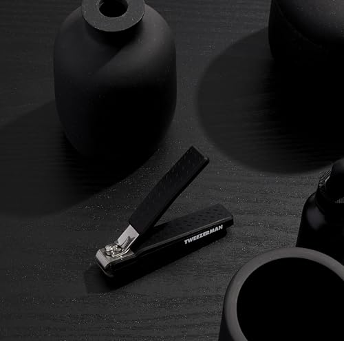 Tweezerman Men's Precision Grip Toenail Clipper, Black