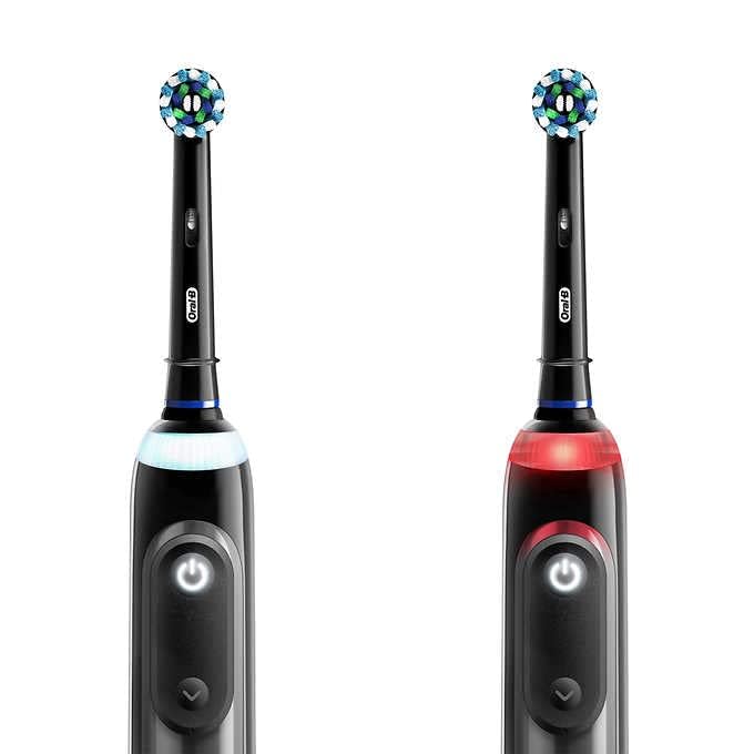 Oral-B Professional Clean 5000 X Electric Toothbrush Twin Pack, Rechargeable Power Toothbrushes - Pack of 2