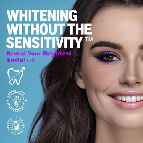 Teeth Whitening Strips 28 Strips 14 Treatments - Dentist Formulated and Sensitivity Free, Stain Remover