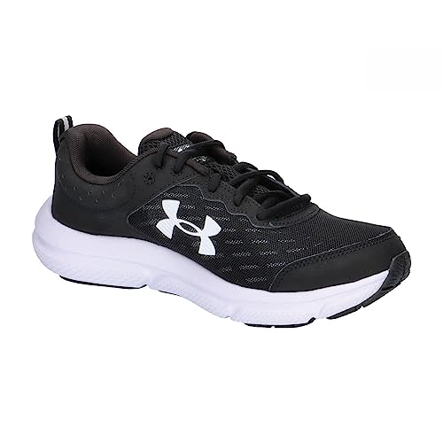 Under Armour Men's Charged Assert 10, (001) Black/Black/White, 7, US