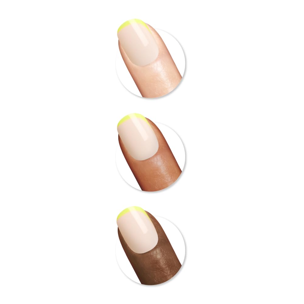 Sally Hansen Instant Cuticle Remover | Press-On Nails Set | 30 Designs & Glue
