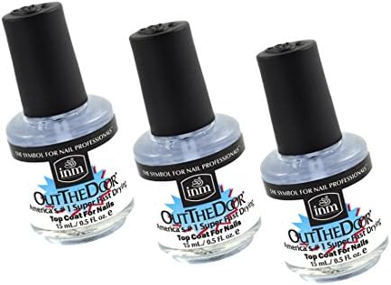 3 X Out The Door Number 1 Super Fast Drying Nail Top Coat For Nail | size 0.3 fl oz / 9 ml