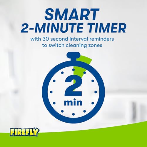 Firefly Slim Sonic Hot Wheels Toothbrush with USB Charging and Antibacterial Cover, Ages 3+, 1 Count