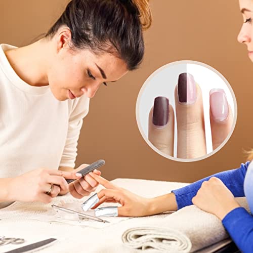 500Pcs Nail Polish Remover Gel Nail Foil Wraps Aluminium Soak Off Foils Cotton Pads Gel Nail Polish Wraps Removal Tool Kit Finger Nail Polish Remover with Lint Free Lager Cotton Pad(500PCS)