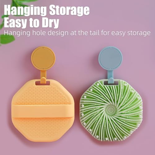 Silicone Body Scrubber, Exfoliating Body Scrubber for Sensitive Skin, Silicone Scrubber Body, Silicones Body Brush for Showering