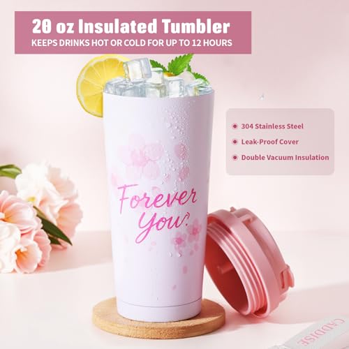 Birthday Gifts for Women, Gift Basket for Mom Wife Sister Her Friends, Luxury Self Care Spa Set with Blanket, Thank You Get Well Soon Holiday Gifts Box for Mother Valentine Day (Pink)