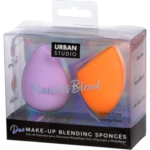 Cala Duo make-up orange & lavender blending sponges