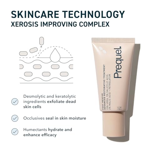 Skin Foot Rescue, Professional Foot Treatment with 15% Urea and Salicylic Acid, Advanced Cream For Dry Cracked Feet, Clinical-Grade Moisturizer - 1.7 fluid ounce (Pack of 1)