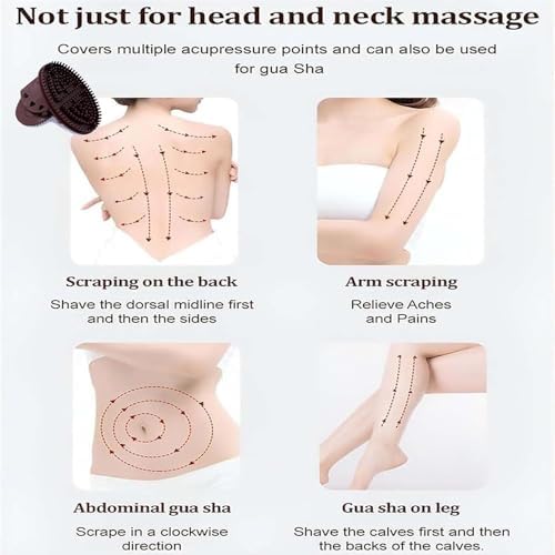 2pcs Meridian Brush Massage Brush,Beauty Salon Professional Custom MeridianBrush, Full Body Relaxation Meridian Massage Brush