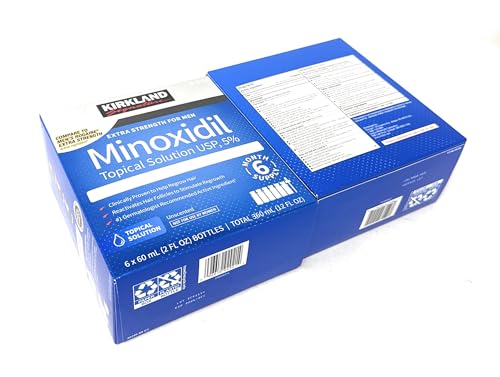 Kirkland WeyDOc Minoxidil 5 percent Extra Strength Hair Regrowth for Men, 12 Months