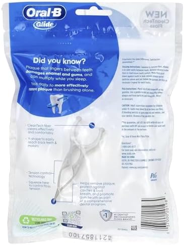 Oral-B Glide Gum Care Floss Picks, 30 each (Value Pack of 7)