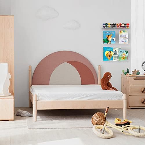 8 Pack Wall Mounted Shelf,Clear Acrylic Nail Polish Organizer Display, Wall Rack Nail Supplies for Nail Techs