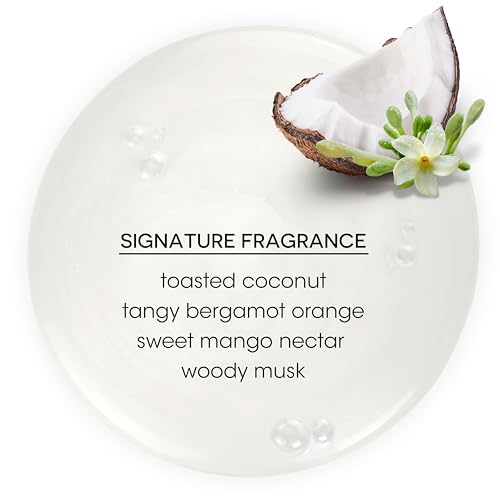 Bain de Terre Coconut Papaya Ultra Hydrating Shampoo, Moisture Quench for Dry, Damaged Hair, with Argan & Monoi Oils, Paraben-Free, Color-Safe, Vegan