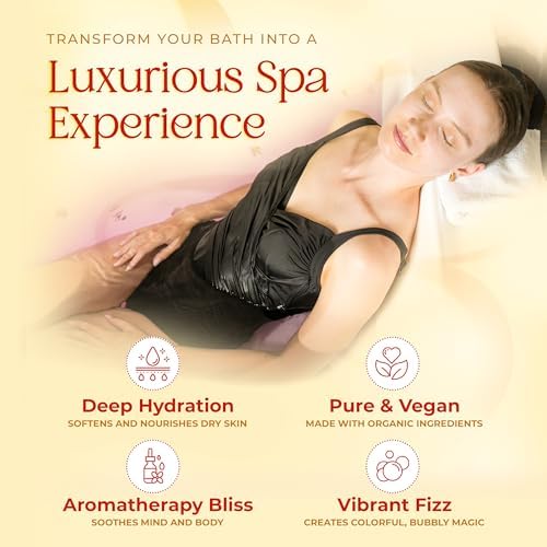 15 XXL Bath Bombs for Women Relaxing - Handmade Kids Bath Bomb Set with Shea, Coco Butter & Essential Oil for Skin Moisturizing - Perfect for Bubble Spa Bath - Gift for Her/Him, Girls, Wife, Mother