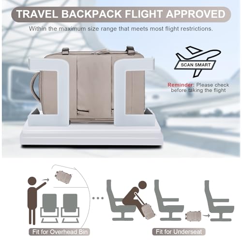 coofay Travel Backpack Carry on Flight Approved Mochila De Viaje Large Backpack for Travel Backpacks for Men Women Carry on Backpack for Airplanes Personal Item Travel Bag 18x14x8 Inches Travel Bag