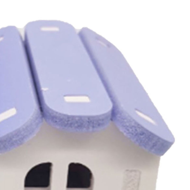 Durable Small Animal Hideaway for Hamsters & Mice - Cozy Cage House Purple Paradise