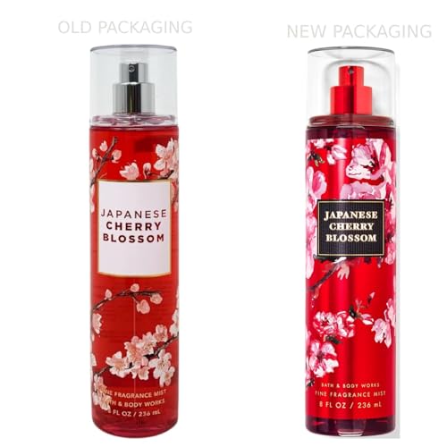 Set 2 Japanese Cherry Blossom Fine Fragrance Mist, Essence of Elegance 8 fl oz, Pack