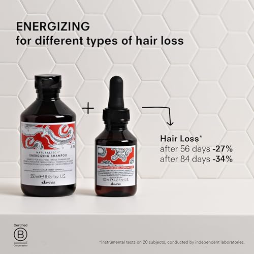Davines Naturaltech ENERGIZING Seasonal Superactive Treatment, Reduce Hair Loss, Improve Hair Density And Body, 3.38 Fl. Oz.