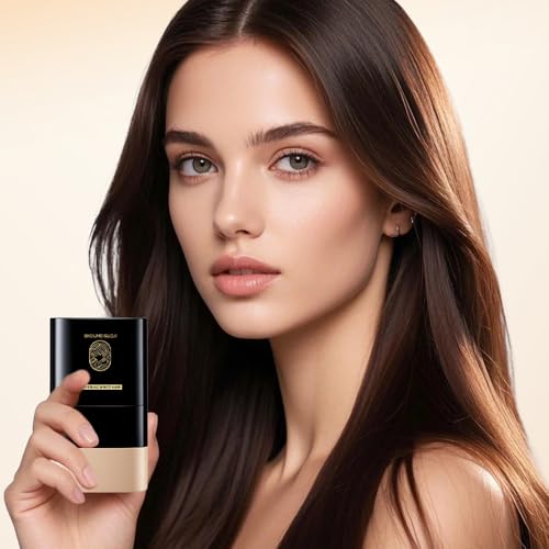 2-in-1 Hair Color Stick & Comb - Waterproof, Sweat-Proof Instant Root Touch Up for Gray Hair - Safe for Women & Men (black)