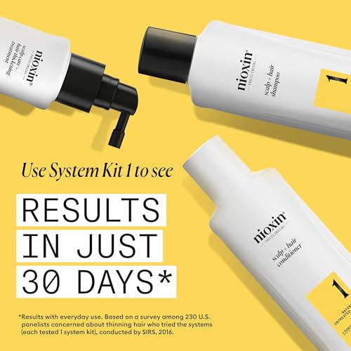 Nioxin System 1 Scalp Care + Hair Thickening Leave-In Treatment | For Natural Hair with Light Thinning | Strengthen Against Damage & Breakage with Niacinamide & Biotin
