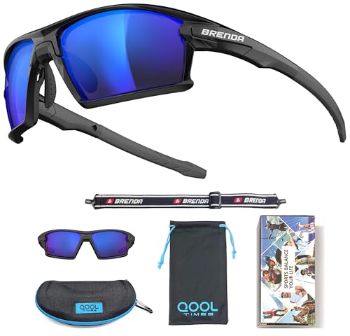 QOOL TIMES Living out your Polarized Q5X sports Sunglasses for Women Men, Fishing Volleyball Driving Cycling Sailing Boating