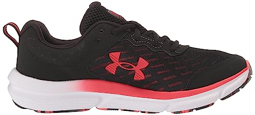 Under Armour Men's Charged Assert 10, (006) Black/Black/Red, 7, US