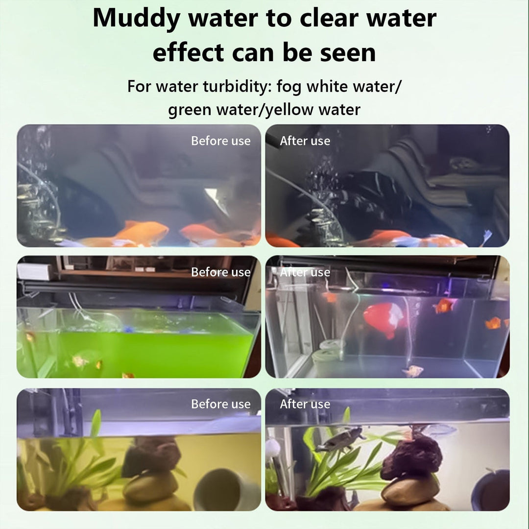 Cadorn High - Quality Polymer Water Purification Tablets for Fish Tank - Water Quality Purification, Softening & Deodorization