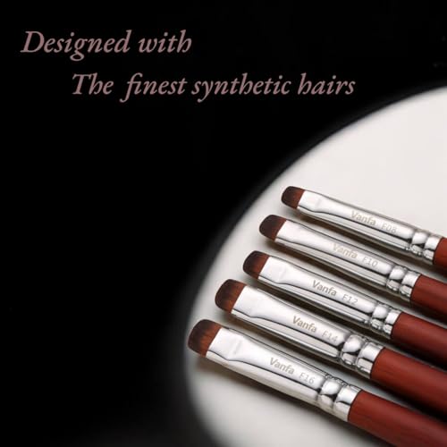 French Brush for Nails, Clean up brush for Gel Nail Polish F16