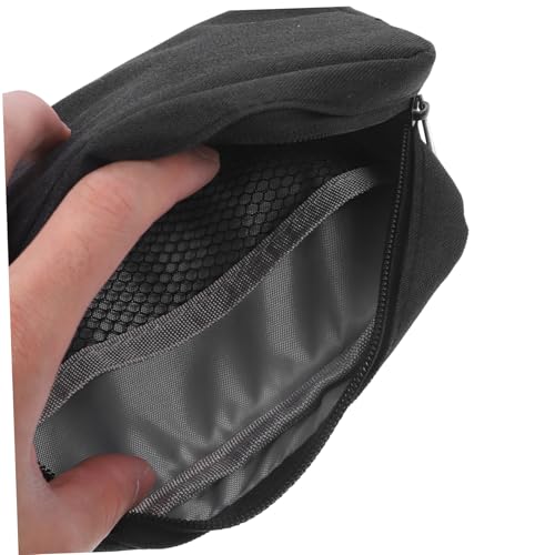 PLAFOPE Portable Electronic Organizer Bag for Travel with Splashproof Cloth Versatile Storage for Toiletries Cosmetics Data Cables Compact Lightweight Gadget Pouch for Men and Women