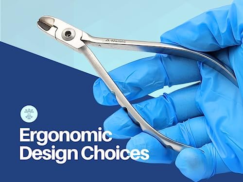 ARTMAN INSTRUMENTS Braces Wire Cutter – Orthodontic Dental Tool Pliers with Tungsten Carbide Inserts, Gold-Plated Handle, Autoclavable, Durable Cutting Edge