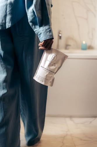 Bathorium Midnight Superbloom Crush, Wildflower Bath Soak, Lavender, Rose, Butterfly Pea Flower, Jasmine, Dead Sea Salt, 21 oz