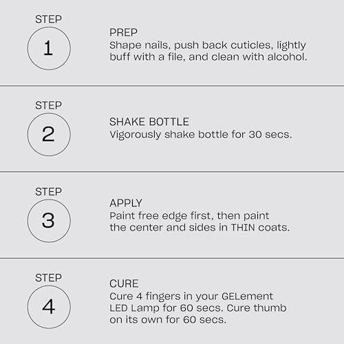 OPI GELement LED Cure Gel Nail Polish System | Easy DIY Professional Salon Quality | 30 Colors, Base Coat, & Top Coat | LED Curing Lamp | Starter Kit + Prep Supplies | Vegan Formula | Soak Off Removal