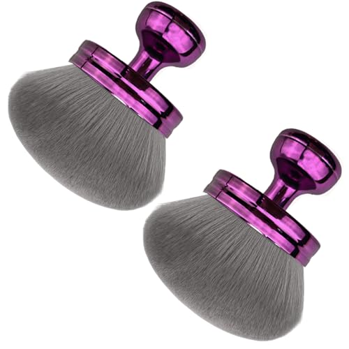 Extra Large Body Makeup Brush for Self Tanner, 3 Inch(76mm) Wide Round Head Brush, Body Brush for Self Tanner, Blends Bronzer, Foundation, Leg & Back Makeup, Wet & Dry Use, Even Application