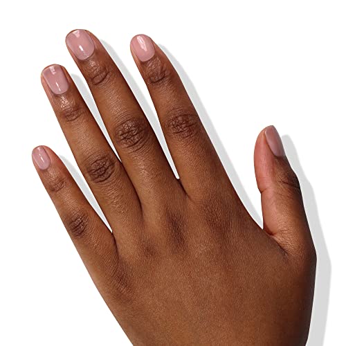 LONDONTOWN Tint & Shine Set - Perfecting Nail Veil #4, Dusty Rose Pink, with High Gloss Top Coat Nail Polish Manicure Set, 0.40fl oz