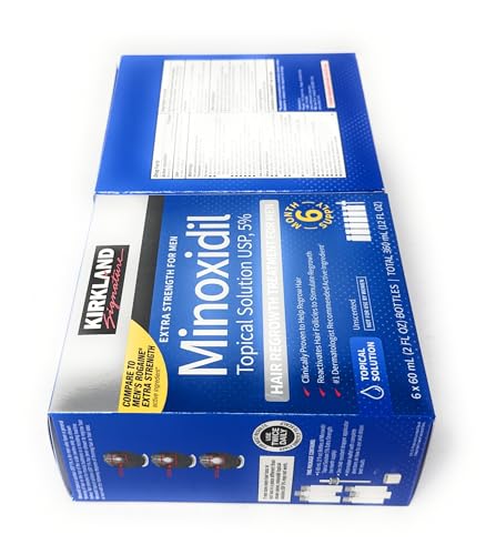 Kirkland WeyDOc Minoxidil 5 percent Extra Strength Hair Regrowth for Men, 12 Months