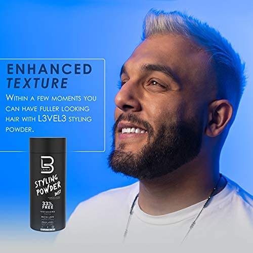 Level 3 Men's Styling Powder – Natural Look | Easy Application, No Grease