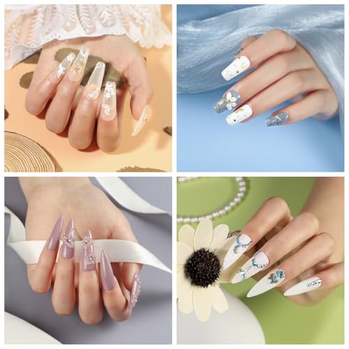 Acrylic Nail Kit for Beginners with Everything 3pc Acrylics Powder 6pcs Gel Nail Polish 18pcs Glitter Decoration Powder Professional Nails Kit Acrylic Set with U V Light and Drill Gifts for Women
