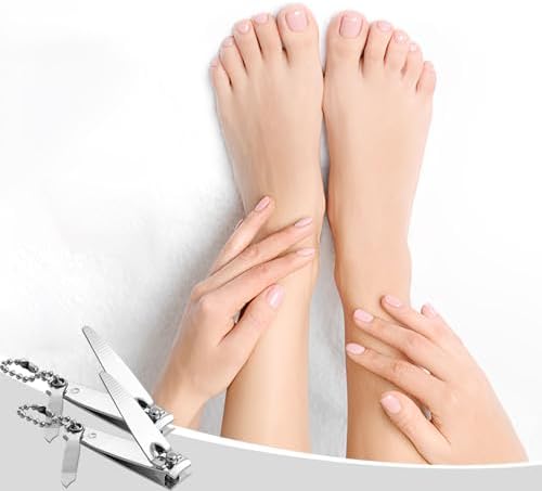 Individually Wrapped Nail Clippers in Bulk Stainless Steel Fingernail Clippers Bulk, Sturdy Thick Toenail Clippers Mini Men Women Nail Tip Cutter Trimmer for Homeless, Travel, Hotel (2 inch 50Count)