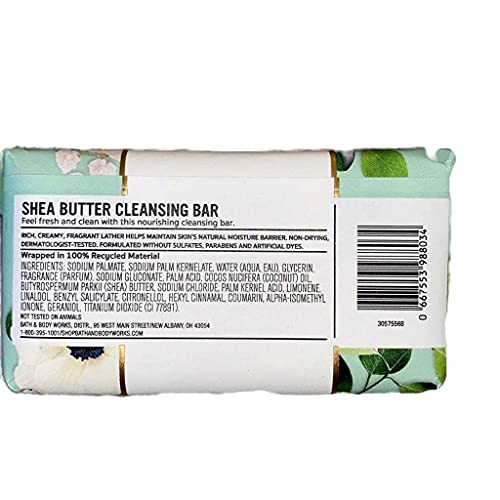 Bath & Body Works Shea Butter Cleansing Bar (Eucalyptus Mint)