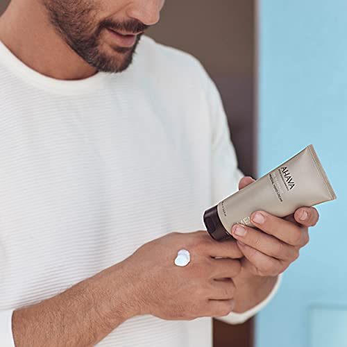 AHAVA Men's Mineral Hand Cream - Nourishing & Fast-Absorbing, Smoothes & Relieves Hands, Prevents Dryness, enriched with G-Force: Ginger Root, Ginseng, Ginkgo Biloba Leaf & Green Tea, 3.4 Fl.Oz