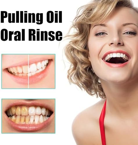 Coconut Oil Pulling for Teeth Whitening-Cocofresha Powerful Organic Coconut Peppermint Pulling Oil for Teeth and Gums, Pure Mouthwash Mint Freshness, Natural Cleanse, 4 Oz (2)