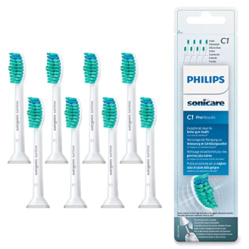 Philips Sonicare ProResults Replacement Heads For Toothbrush HX6018/07 Standard (Replacement Brush Head) 8 pc