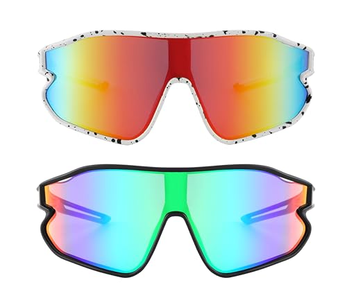 Yogo Vision Kids Sports Sunglasses Youth Lightweight Baseball Sun Glasses UV400 Protection Sport Frame Shades for Boys Girls